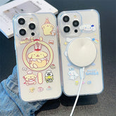 Cinnamoroll Magnetic Stand Silicone Phone Case